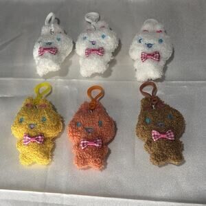 Bunny Charms White, Yellow, Orange And Brown